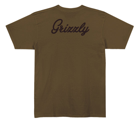 Camiseta Grizzly Back Script Logo Tee