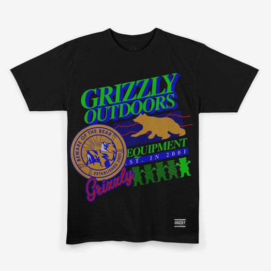 Camiseta Grizzly Neon Trail Ss Tee