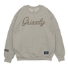Moletom Grizzly Script Logo Crew Neck