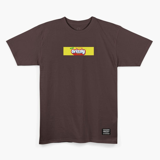 Camiseta Grizzly Chew On This Yellow Ss Tee