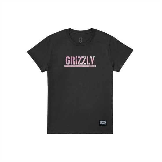 Camiseta Feminina Grizzly Stamp Tie Dye