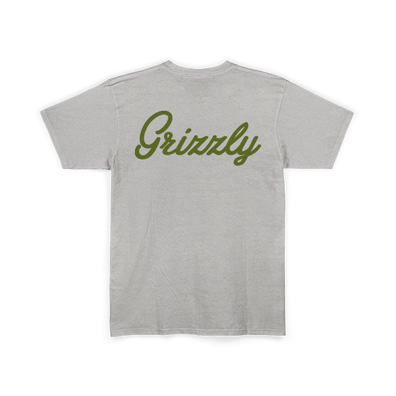 Camiseta Grizzly Back Script Logo Tee