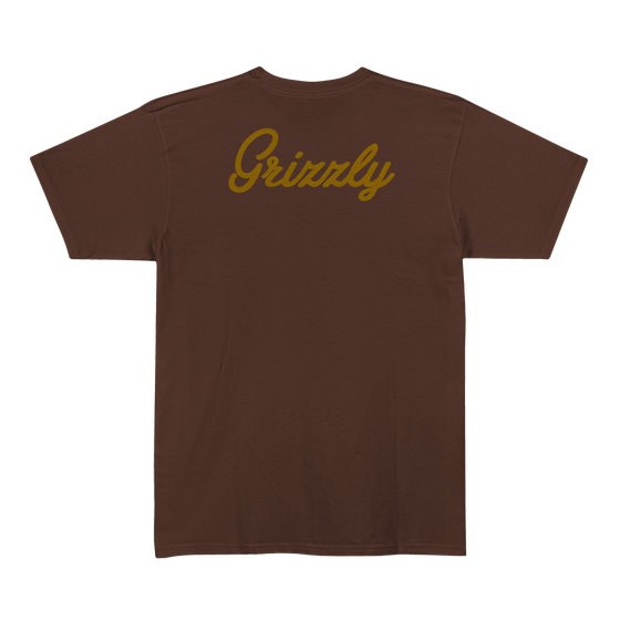 Camiseta Grizzly Back Script Logo Tee - V26GRC05